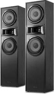 Floor Standing Tower Speakers - Fenton SHF700B 2X 6.5" Black