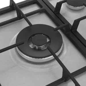 Beko HQBAW75225SX 75cm Gas Hob - Stainless Steel