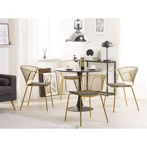 Boghos Dining Chair (Set of 2) Gold