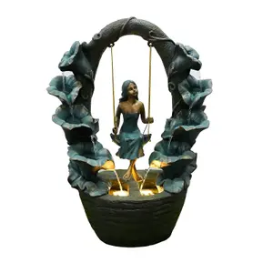 Primrose Secret Garden Swing Cascading Water Feature 61cm