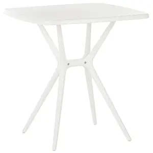 Garden Table Synthetic Material White SERSALE