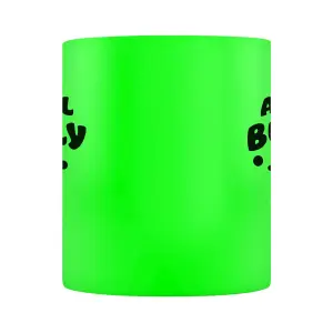 Grindstore Anti-Social Butterfly Neon Mug Green/Black (One Size)