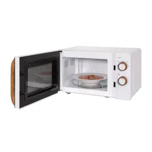 Russell Hobbs Scandi Microwave 17 Litre 700W White Wood Effect Manual RHMM713-N