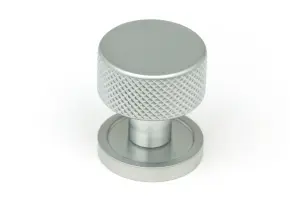 From The Anvil Satin Chrome Brompton Cabinet Knob - 25mm (Plain)