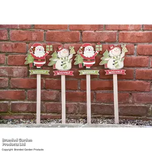 Gift Christmas - Snowman Garden Stake