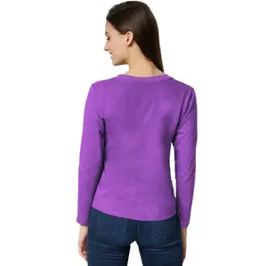 Women's Long-Sleeved Top - purple XL