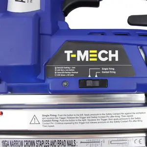 TMech  18V Cordless 2 in 1 Nail and Staple Gun