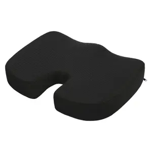 Taylor & Brown Orthopedic Gel Seat Cushion - Memory Foam for Back, Tailbone & Sciatica Relief, Portable for Office, Home & Car