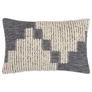 Hoem Himal Woven Knot Feather Filled Cushion