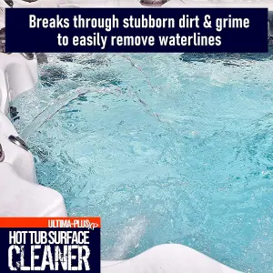 ULTIMA-PLUS XP Hot Tub Surface Cleaner - Removes Dirt, Oil, Grease, Waterlines & More 15L