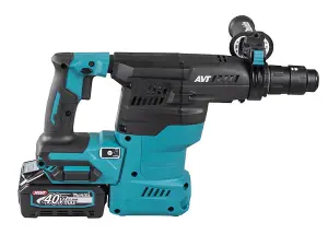 Makita HR009GT201  XGT 40V Max Rotary Hammer 40V 2 x 5.0Ah Li-ion Batteries