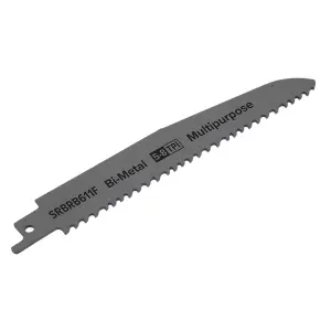 Reciprocating Saw Blade Multipurpose 150mm Length 5-8tpi - Bi Metal Pack of 5 by Ufixt