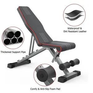 Adjustable Weight Bench, 300KG Foldable Workout Bench