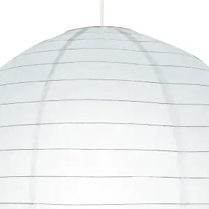 GoodHome Raqis White Pendant Light shade (D)58cm