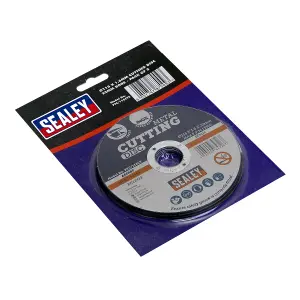 Sealey General Purpose Cutting Disc 115 x 1.6mm 22 mm Bore x5 Pcs PTC/115CT5