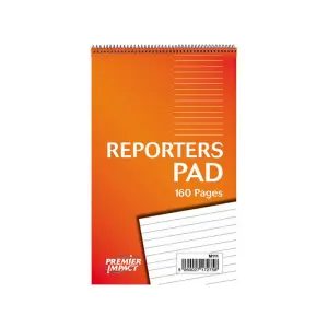 Silvine Premier Impact Notepad (Pack of 20) Orange (One Size)