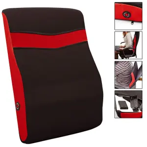 Back Seat Massager Battery Operated Massaging Cushion - Home Office Car Traveling Massage