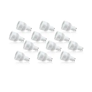 Auraglow 2.4GHz Remote Control RGB GU10 LED Light Bulb - 60w EQV - 12 Pack