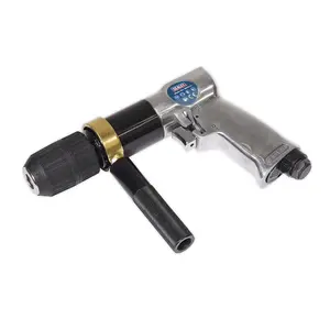 Sealey 13mm 700rpm Air Drill Reversible Keyless Chuck With Side Handle SA27