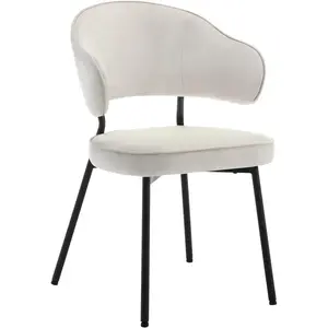 Ludvik Dining Chair (Set of 2) Cream