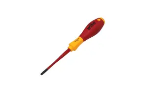 Wiha Phillips Electricians Screwdrivers Insulated VDE SoftFinish Slimfit 1000v slimFix Slotted Phillips PH1 35502