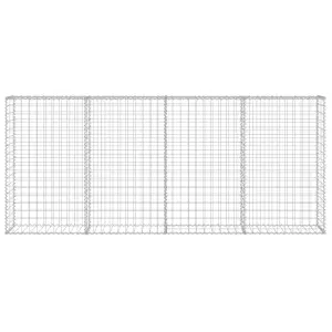 Berkfield Gabion Wall with Covers Galvanised Steel 200x20x85 cm