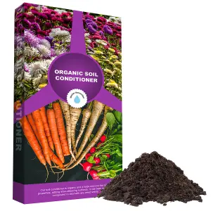 1 Bag (60 Litres) Organic Garden Soil Conditioner Compost Soil Bags Ideal For Planting, Flower Beds, Sowing Baskets & Tubs