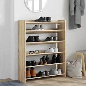 Berkfield Shoe Rack Sonoma Oak 80x25x100 cm Engineered Wood