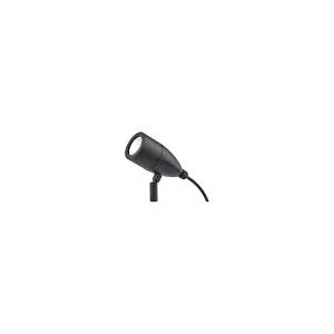 Luminosa Inside 1 Light Outdoor Spike Spotlight Black IP54, G9