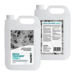 Liquipak Mould Remover & Preventer, Fast-Acting, Effective & Non-Toxic Mould Treatment 2x5L