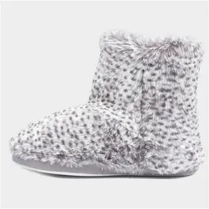 The Slipper Company Rachel Womens Grey Bootie - Size S - Womens Slippers Slipper Boots