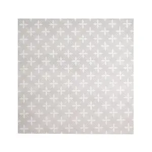 Laura Ashley Wickerwork Dove Grey Matt Patterned Ceramic Indoor Wall & floor Tile Sample