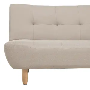 Sofa Bed ALSTEN Beige Symmetrical