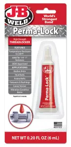 J-B Weld Perma-Lock Red 6ml High Strength