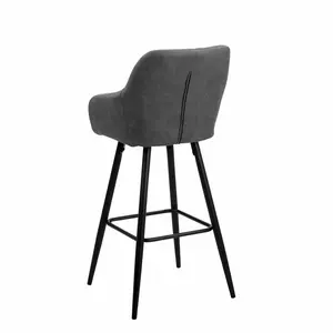 Maxman 11.02cm Bar Stool (Set of 2) Grey