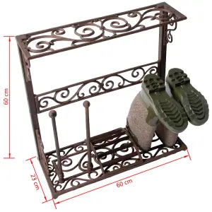 Esschert Design Boot Rack Size S Cast Iron LH58