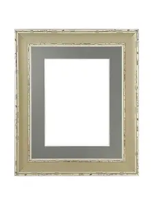 Scandi Clay Frame with Dark Grey Mount for Image Size 50 x 40 CM