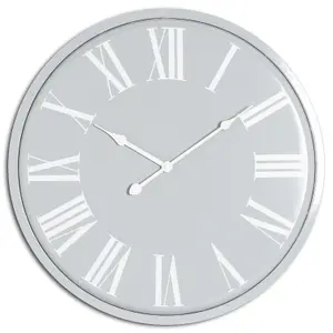 Hill Interiors Rothay Wall Clock Grey (49cm x 4cm x 49cm)