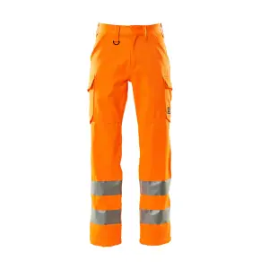 Mascot Safe Light Thigh Pocket Trousers (Hi-Vis Orange)  (48.5) (Leg Length - Regular)