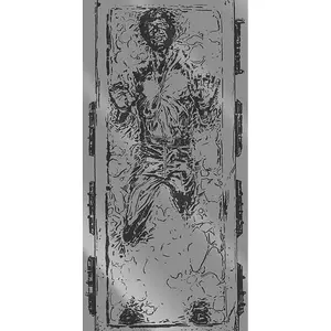 Star Wars Han Carbonite Canvas Print Grey/Black (50cm x 100cm)