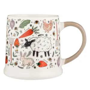 Price & Kensington Set of 4 Chicken Coop & Country Living Mug 380ml