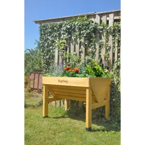 VegTrug Raised Wooden Planter Small Classic Natural