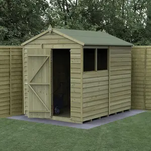 4LIFE Apex Shed 6x8 - Single Door - 2 Window