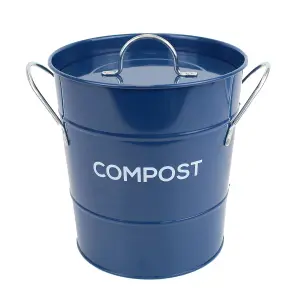 Caddy Company Compost Pail - Dark Blue/Navy