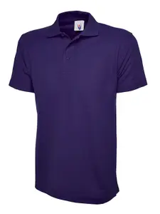 Uneek - Unisex Classic Poloshirt - 50% Polyester 50% Cotton - Purple - Size XS