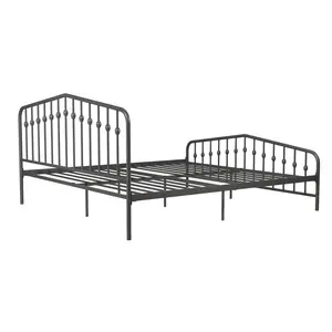 Holland Bed Frame Grey / Kingsize (5')