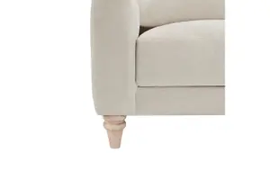 Covent 3 Seater Sofa With Scatter Back Cushions, Ivory Linen