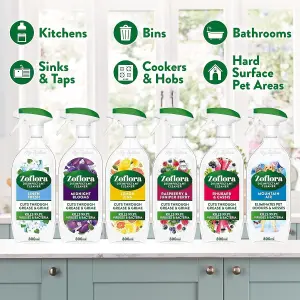 Zoflora Multi-Purpose Disinfectant Cleaner Midnight Blooms 800ml Pack of 3