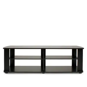 Furinno 11191BK THE Entertainment Center TV Stand, Black