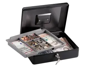 Secure Your Valuables with the Master Lock Medium Cash Box Featuring Keyed Lock